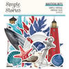 Simple Stories - Simple Vintage Vintage Seas Collection - Ephemera - Bits and Pieces - Nautical
