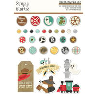 Simple Stories - Say Cheese Frontier At the Park Collection - Decorative Brads