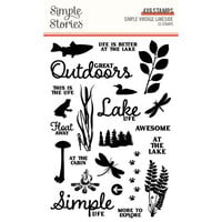 Simple Stories - Simple Vintage Lakeside Collection - Clear Photopolymer Stamps