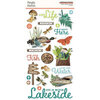 Simple Stories - Simple Vintage Lakeside Collection - 6 x 12 Chipboard Stickers