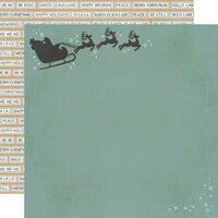 Simple Stories - Hearth and Holiday Collection - 12 x 12 Double Sided Paper - Merry Christmas to All