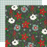 Simple Stories - Hearth and Holiday Collection - 12 x 12 Double Sided Paper - Mistletoe Magic