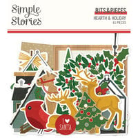 Simple Stories - Hearth and Holiday Collection - Ephemera - Bits and Pieces