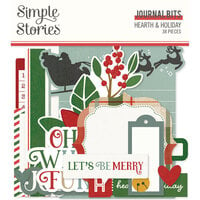 Simple Stories - Hearth and Holiday Collection - Ephemera - Journal Bits