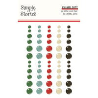 Simple Stories - Hearth and Holiday Collection - Enamel Dots