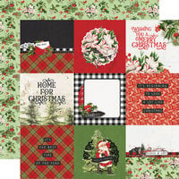 Simple Stories - Simple Vintage Christmas Lodge Collection - 12 x 12 Double Sided Paper - 4 x 4 Elements
