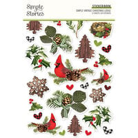 Simple Stories - Simple Vintage Christmas Lodge Collection - Sticker Book