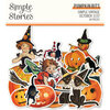 Simple Stories - Simple Vintage October 31st Collection - Ephemera - Bits and Pieces - Pumpkin