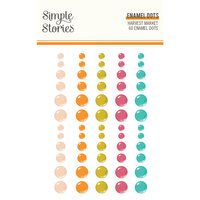 Simple Stories - Harvest Market Collection - Enamel Dots