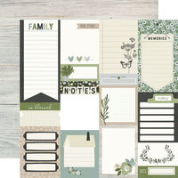 Simple Stories - The Simple Life Collection - 12 x 12 Double Sided Paper - Journal Elements