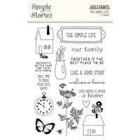 Simple Stories - The Simple Life Collection - Clear Photopolymer Stamps