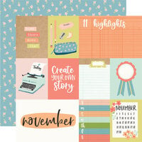 Simple Stories - Life Captured Collection - 12 x 12 Double Sided Paper - November