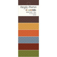 Simple Stories - Color Vibe Collection - Washi Tape - Fall