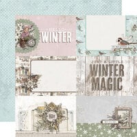 Simple Stories - Simple Vintage Winter Woods Collection - 12 x 12 Double Sided Paper - 4 x 6 Elements