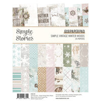 Simple Stories - Simple Vintage Winter Woods Collection - 6 x 8 Paper Pad