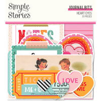 Simple Stories - Heart Eyes Collection - Ephemera - Bits and Pieces - Journal Bits