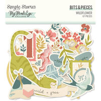 Simple Stories - Wildflower Collection - Ephemera - Bits and Pieces