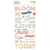 Simple Stories - Wildflower Collection - Foam Stickers