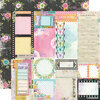 Simple Stories - Simple Vintage Life In Bloom Collection - 12 x 12 Double Sided Paper - Journal Elements