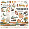 Simple Stories - Here Plus There Collection - 12 x 12 Cardstock Stickers