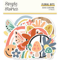 Simple Stories - Boho Sunshine Collection - Ephemera - Floral Bits and Pieces