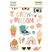 Simple Stories - Boho Sunshine Collection - Sticker Book
