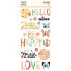 Simple Stories - Boho Sunshine Collection - Foam Stickers
