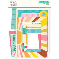 Simple Stories - Retro Summer Collection - Chipboard Frames