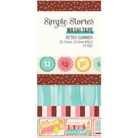 Simple Stories - Retro Summer Collection - Washi Tape
