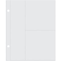 Simple Stories - SNAP Studio Collection - 2 x 8 and 4 x 4 Divided Page Protectors - 10 Pack