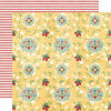 Simple Stories - Simple Vintage Berry Fields Collection - 12 x 12 Double Sided Paper - Hey Sunshine