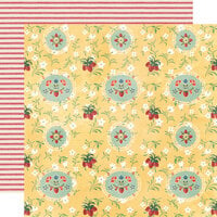 Simple Stories - Simple Vintage Berry Fields Collection - 12 x 12 Double Sided Paper - Hey Sunshine