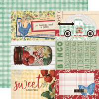 Simple Stories - Simple Vintage Berry Fields Collection - 12 x 12 Double Sided Paper - 4 x 6 Elements