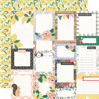 Simple Stories - The Little Things Collection - 12 x 12 Double Sided Paper - Journal Elements