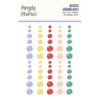 Simple Stories - The Little Things Collection - Glossy Enamel Dots