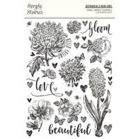 Simple Stories - Simple Vintage Essentials Collection - Rub Ons - Botanicals