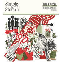 Simple Stories - The Holiday Life Collection - Ephemera - Bits and Pieces
