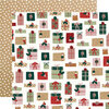 Simple Stories - Boho Christmas Collection - 12 x 12 Double Sided Paper - Better Not Pout