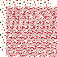Simple Stories - Boho Christmas Collection - 12 x 12 Double Sided Paper - The Merriest