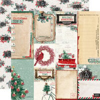 Simple Stories - Simple Vintage 'Tis The Season Collection - 12 x 12 Double Sided Paper - Journal Elements