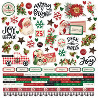 Simple Stories - Simple Vintage Dear Santa Collection - 12 x 12 Cardstock Stickers