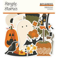 Simple Stories - FaBOOlous Collection - Ephemera - Bits and Pieces