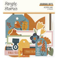 Simple Stories - Acorn Lane Collection - Ephemera - Journal Bits and Pieces
