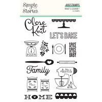 Simple Stories - What's Cookin' Collection - Clear Photopolymer Stamps