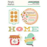 Simple Stories - What's Cookin' Collection - Layered Chipboard