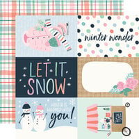 Simple Stories - Winter Wonder Collection - 12 x 12 Double Sided Paper - 4 x 6 Elements