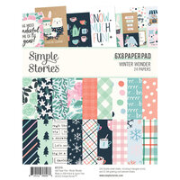 Simple Stories - Winter Wonder Collection - 6 x 8 Paper Pad