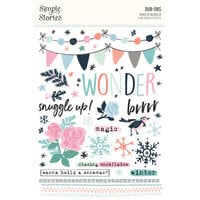 Simple Stories - Winter Wonder Collection - Rub Ons