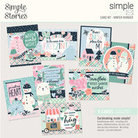 Simple Stories - Winter Wonder Collection - Simple Cards - Card Kit