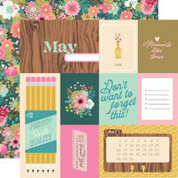 Simple Stories - Noteworthy Collection - 12 x 12 Double Sided Paper - May